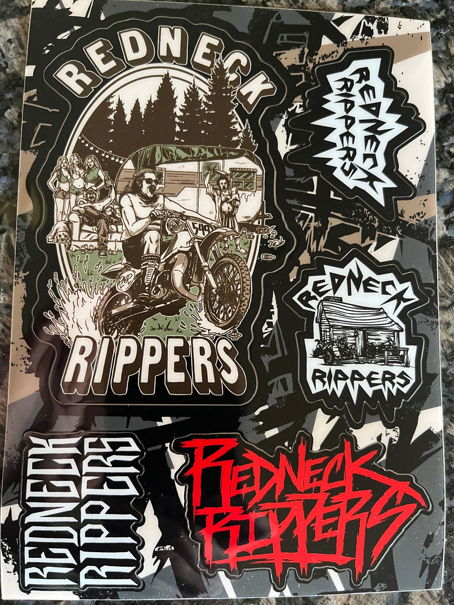 Redneck Rippers Stickers Sticker Sheets – RedneckRippers
